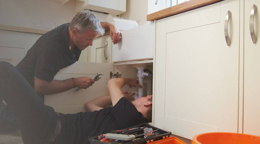 Professional burst pipe repair services in Central, IN
